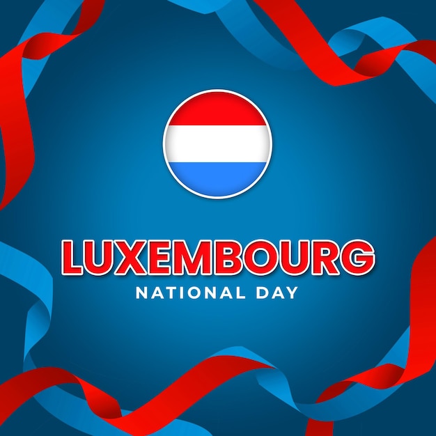 Formato de arquivo de modelo de banner de mídia social de aniversário oficial dos grão-duques de luxemburgo psd editável