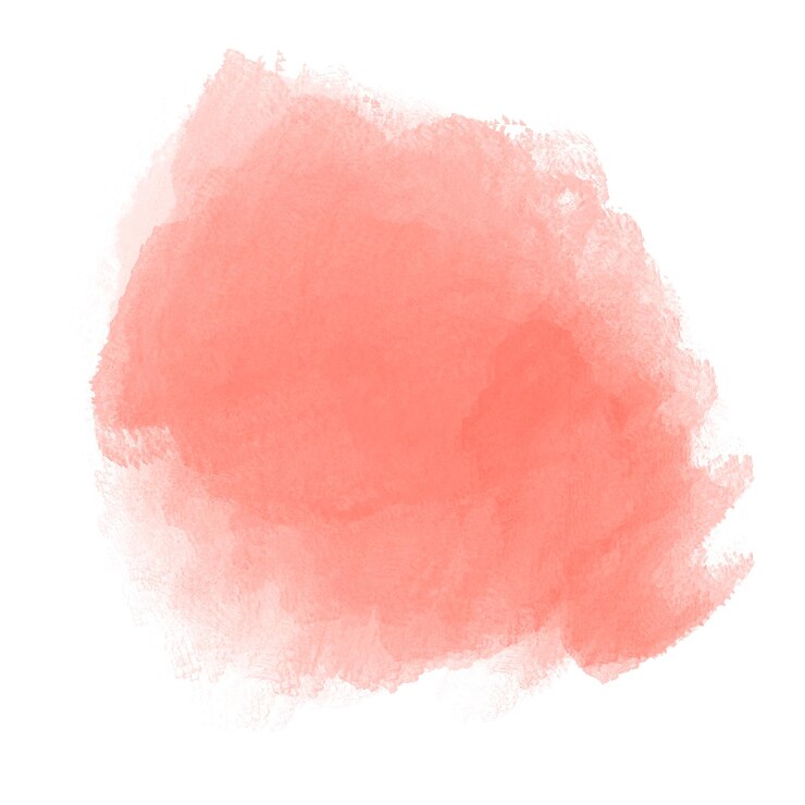 PSD forme aquarelle rouge
