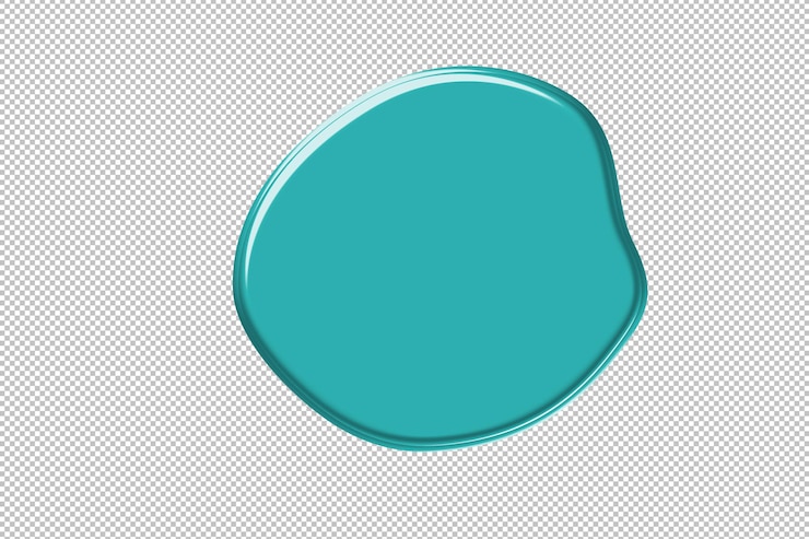 PSD forme astratte colorate bolle effetto 3d liquido forma organica elemento creativo senza cuciture