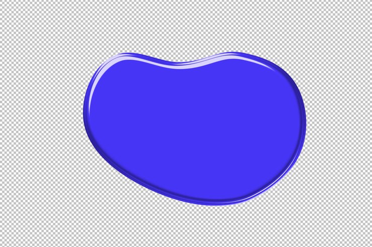 PSD forme astratte colorate bolle effetto 3d liquido forma organica elemento creativo senza cuciture