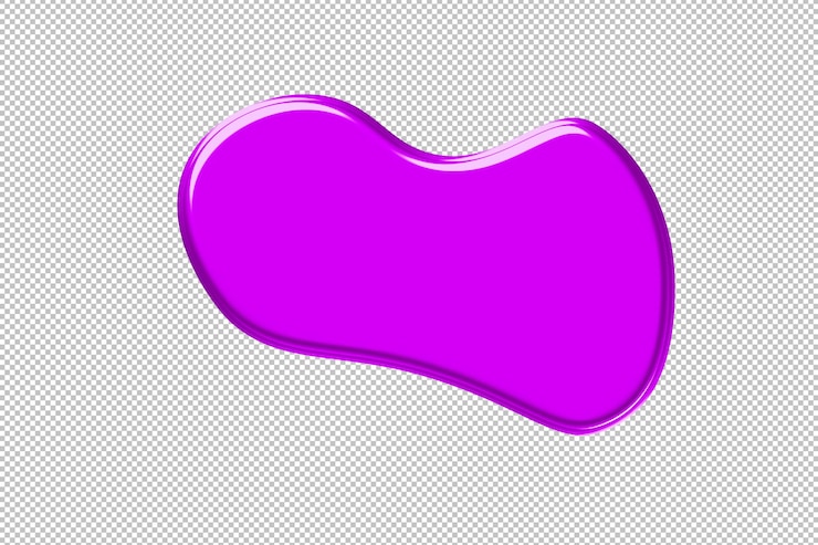 PSD forme astratte colorate bolle effetto 3d liquido forma organica elemento creativo senza cuciture