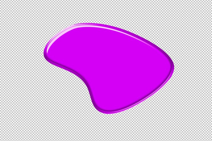 PSD forme astratte colorate bolle effetto 3d liquido forma organica elemento creativo senza cuciture