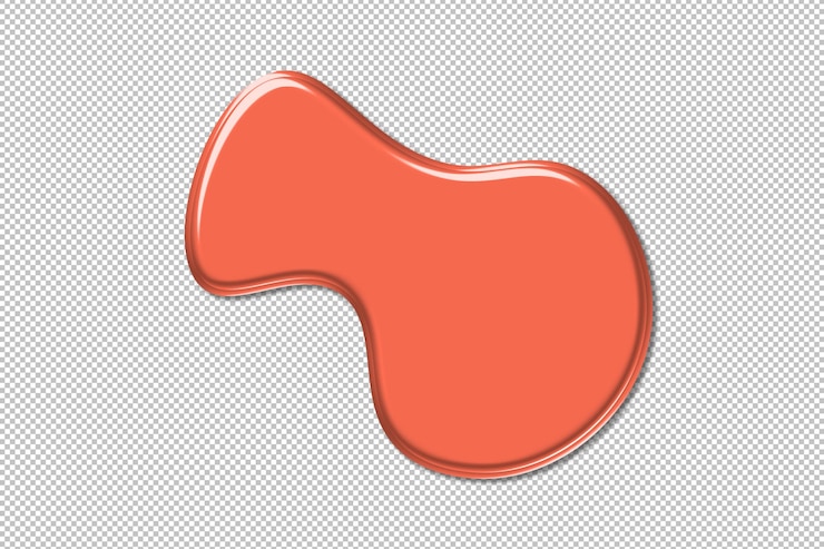 PSD forme astratte colorate bolle effetto 3d liquido forma organica elemento creativo senza cuciture