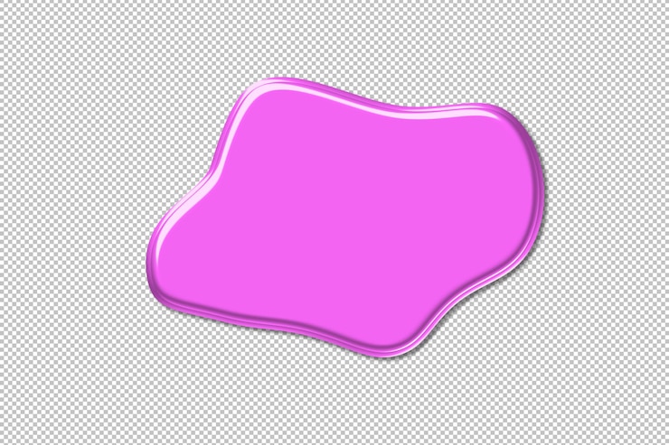 PSD forme astratte colorate bolle effetto 3d liquido forma organica elemento creativo senza cuciture