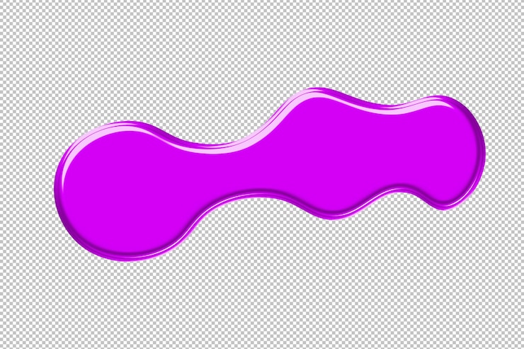 PSD forme astratte colorate bolle effetto 3d liquido forma organica elemento creativo senza cuciture