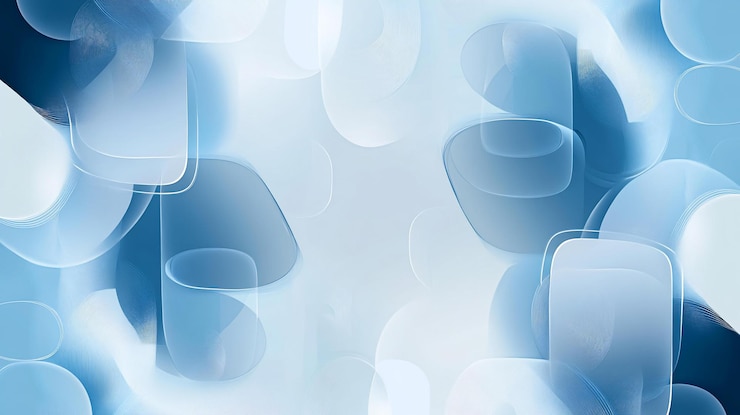 PSD forme blu astratte sullo sfondo