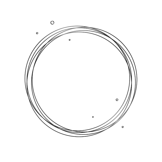 forme de cercle noir