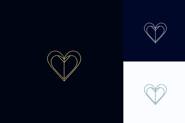 une forme de cœur avec les mots amour au milieu