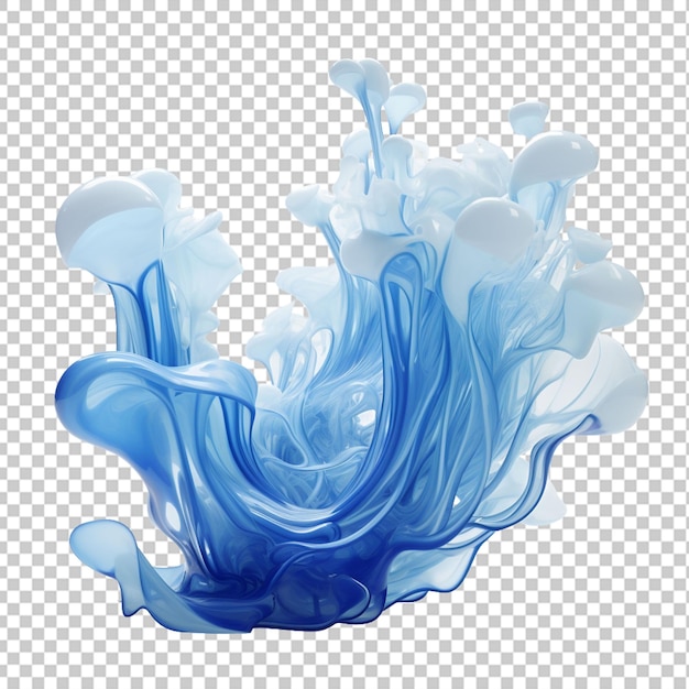 PSD forme libre liquide png