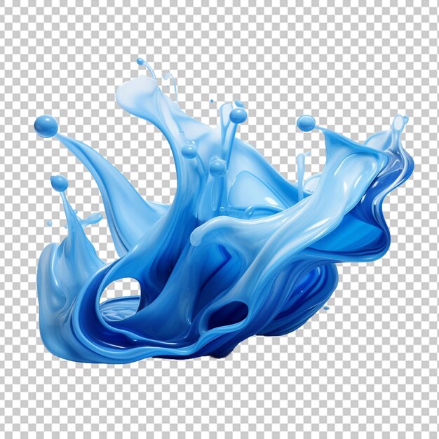 PSD forme libre liquide png