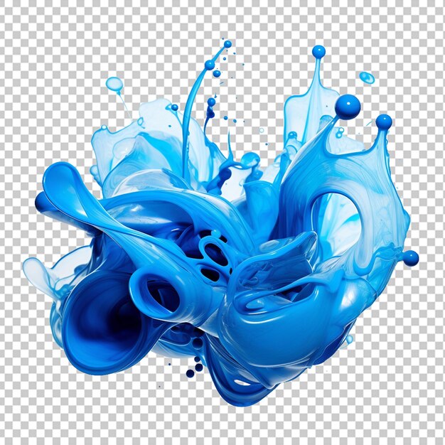 PSD forme libre liquide png