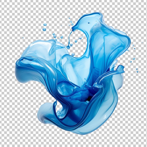 PSD forme libre liquide png