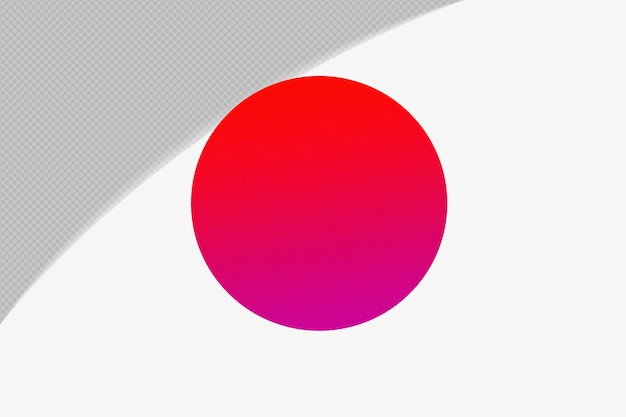 Formes abstraites Elément de gradient granuleux transparent avec modèle de couleur rouge design psd png