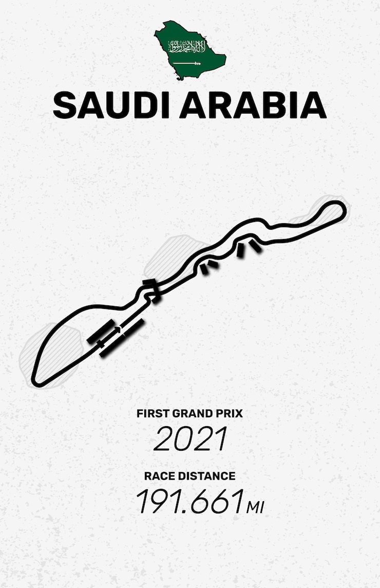 PSD formula 1 poster saudi arabia gp