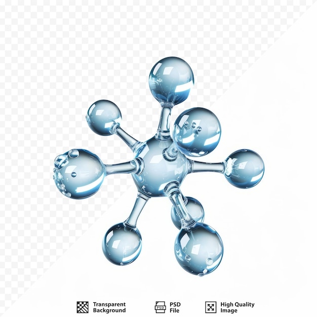 PSD fórmula molecular del agua estructura química del agua