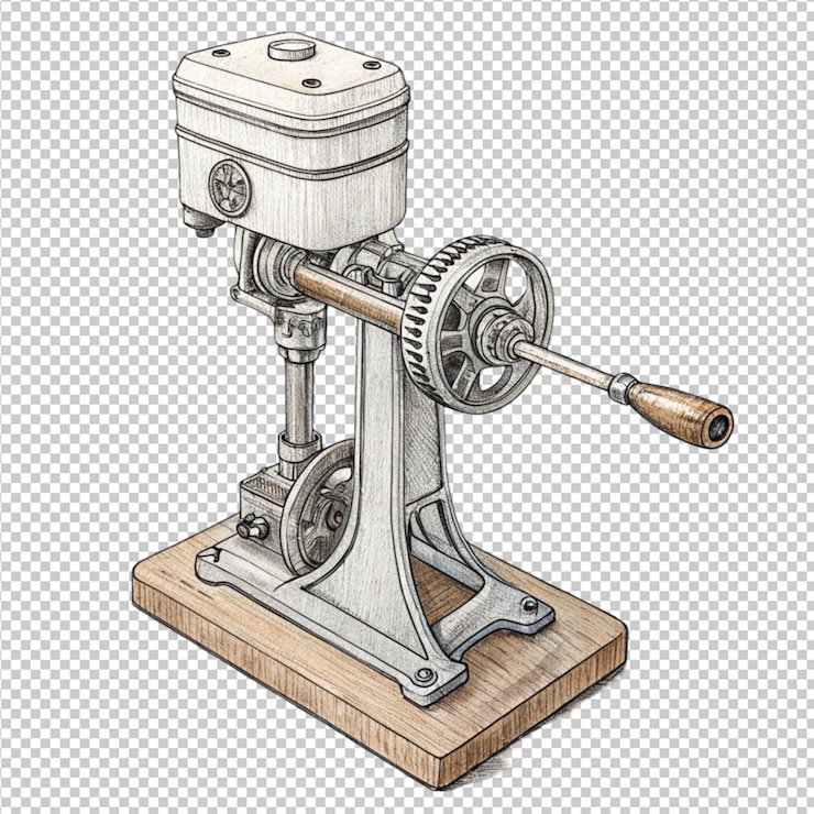 PSD una foto 3d dibujada a mano