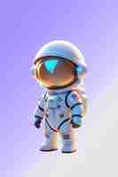 PSD una foto de un astronauta con un traje espacial en