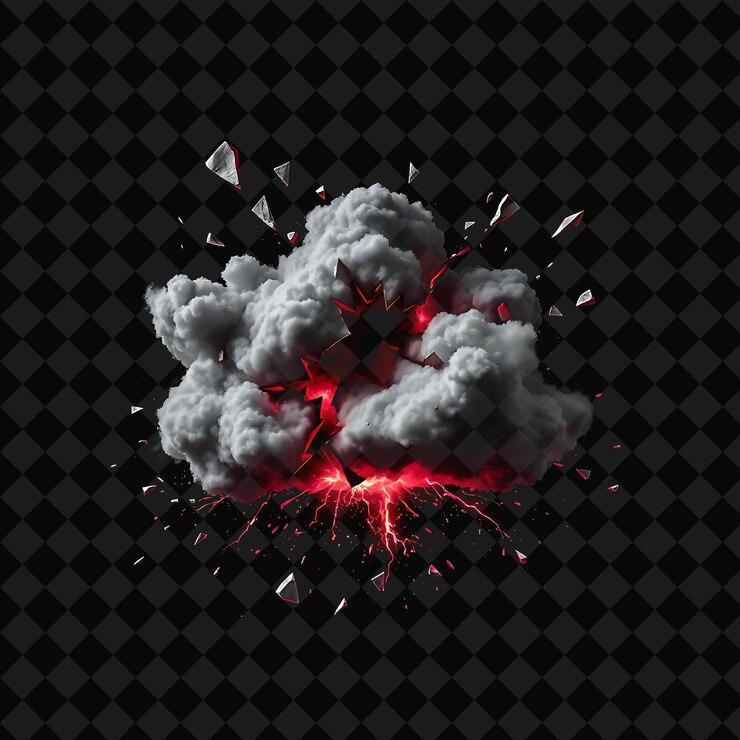 PSD una foto en blanco y negro de una nube con la palabra nube en ella