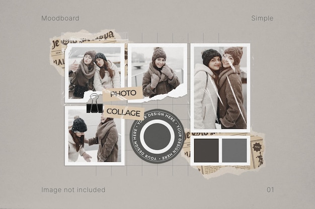 Foto-Collage-Layout