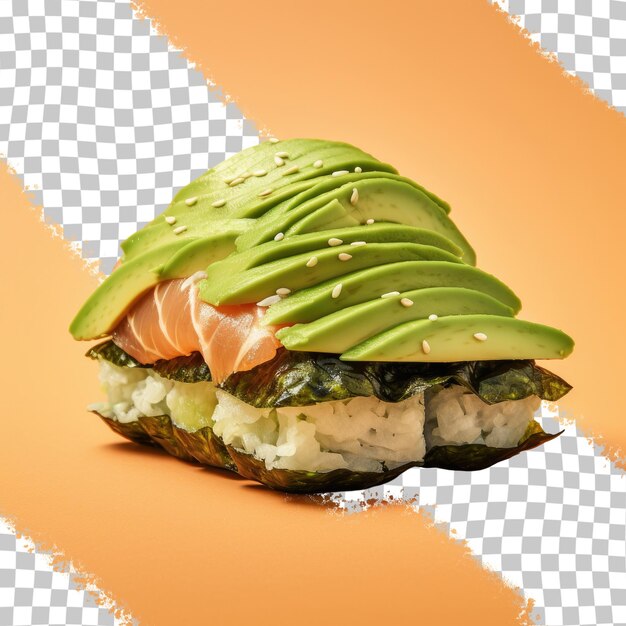 PSD foto de sushi saboroso com abacate