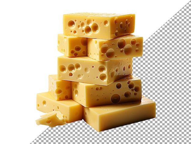 Foto di oggetto isolato formaggio con sfondo trasparente