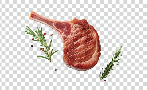 PSD foto gratuita de carne de cordero a la parrilla png psd