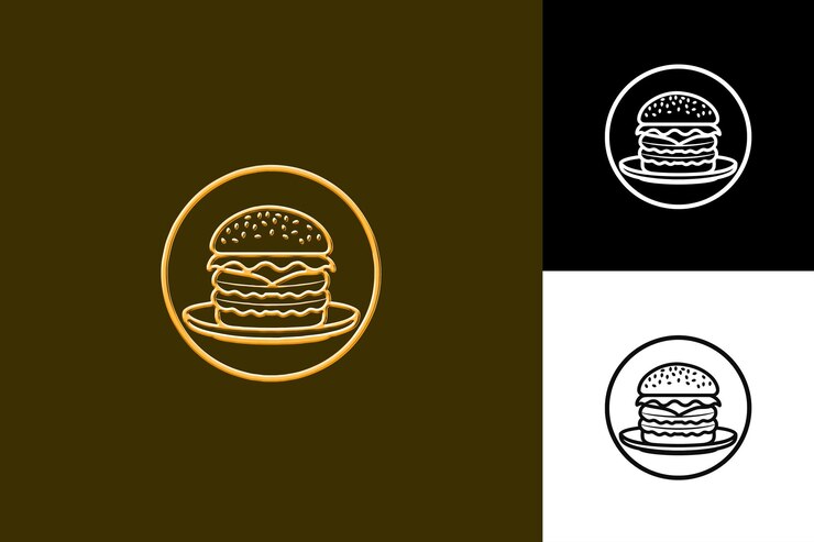 PSD una foto de una hamburguesa y una foto de un hamburguesa