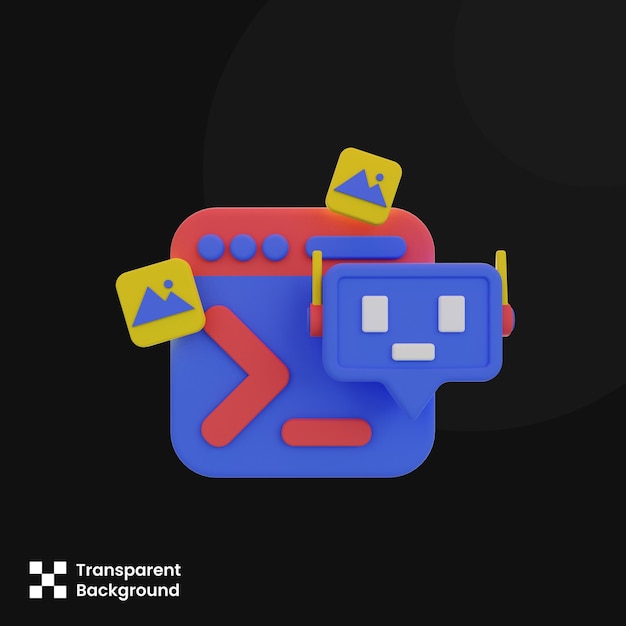 Foto ilustración 3d Generar imagen icono 3d elemento gráfico elementos de diseño renderización 3d