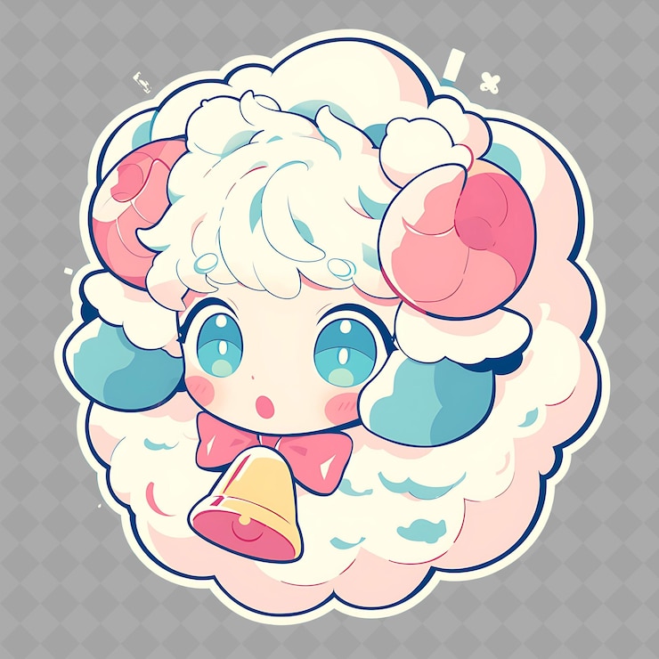 PSD una foto de una muñeca con un pastel y un pastelito