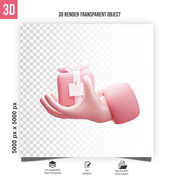 una foto de una persona sosteniendo una pieza de papel que dice 3D