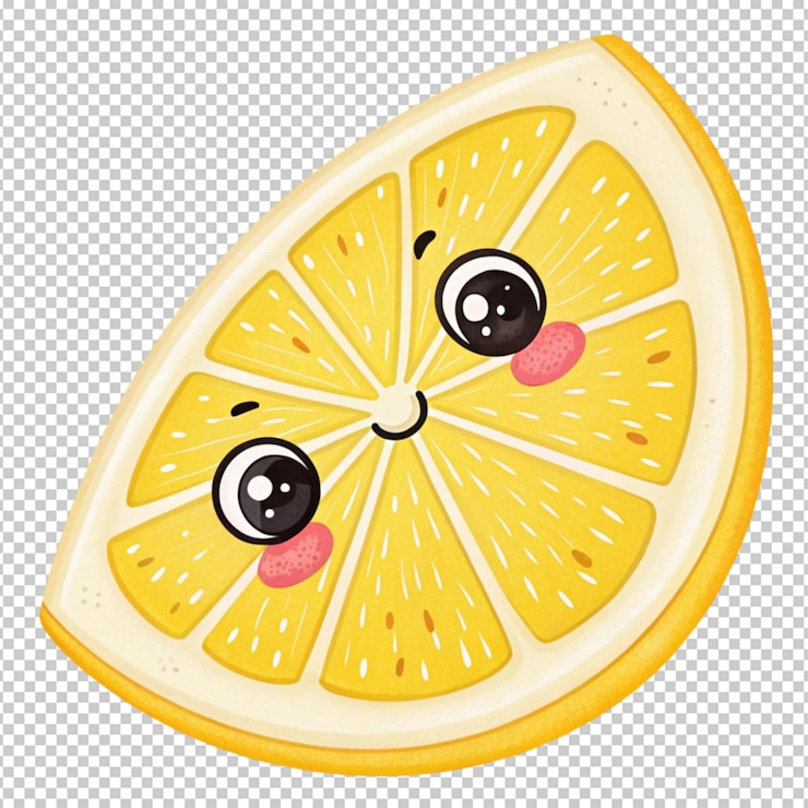 PSD foto png 3d kawaii di latar belakang transparan