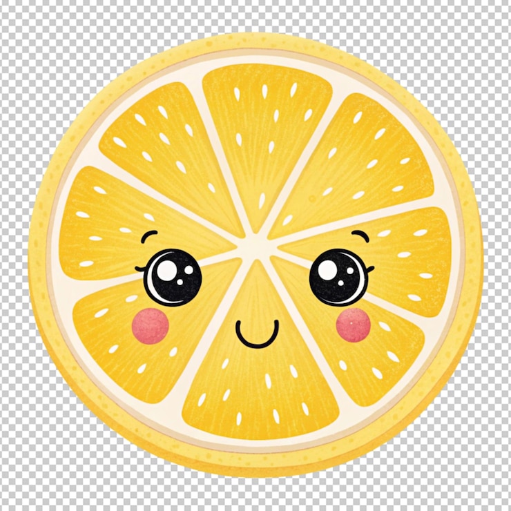 PSD foto png 3d kawaii di latar belakang transparan