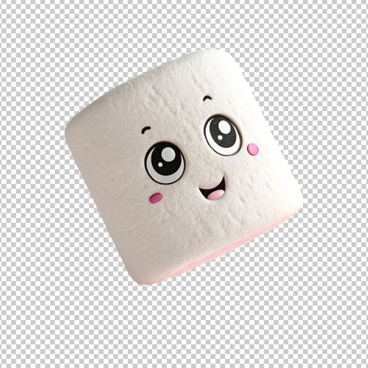PSD una foto png en 3d de kawaii en un fondo transparente