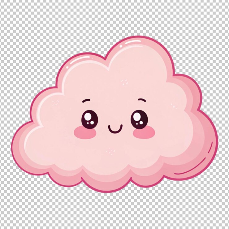 PSD una foto png en 3d de kawaii en un fondo transparente