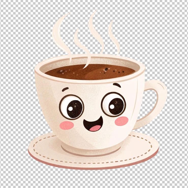PSD una foto png en 3d de kawaii en un fondo transparente