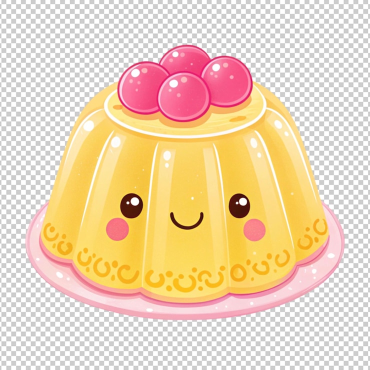 PSD una foto png en 3d de kawaii en un fondo transparente