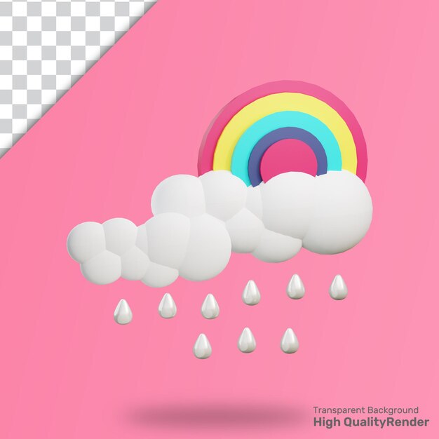 PSD una foto rosa y blanca con un logo de arcoíris.