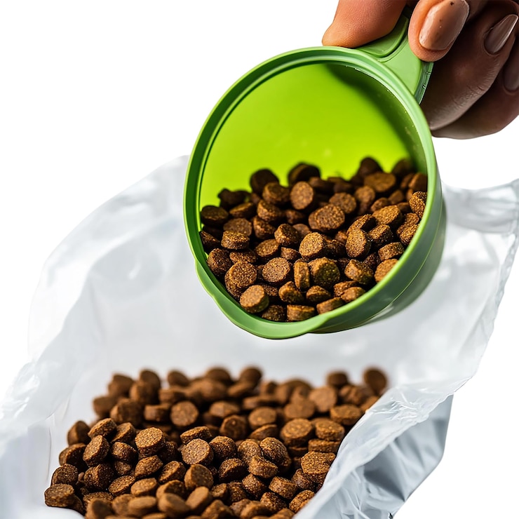 PSD foto von katzen- und hundefutter