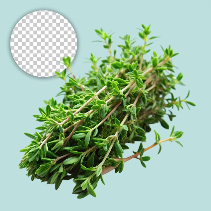 PSD fotografía en ángulo alto de una olla de plantas sobre un fondo transparente