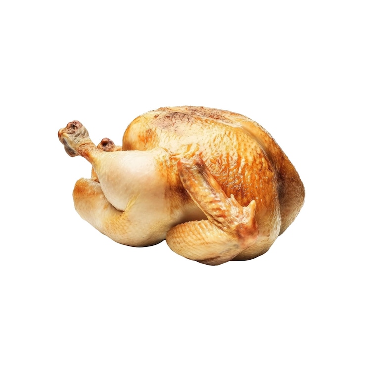 PSD fotografía de comida de aves enteras de pollo asado