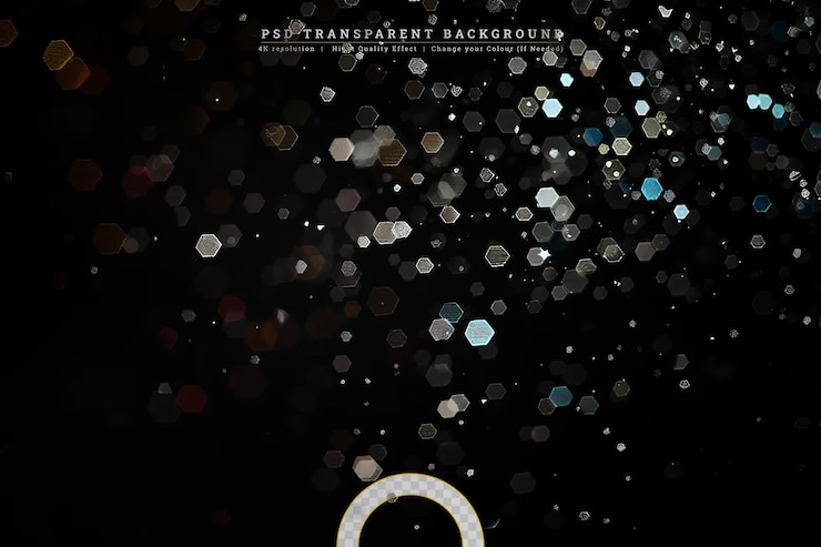 PSD fotografía completa de gotas de agua en un fondo transparente