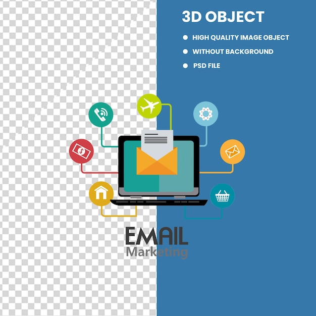 Fotografia gratuita conceito de marketing de mídia social para marketing infográfico de marketing digital