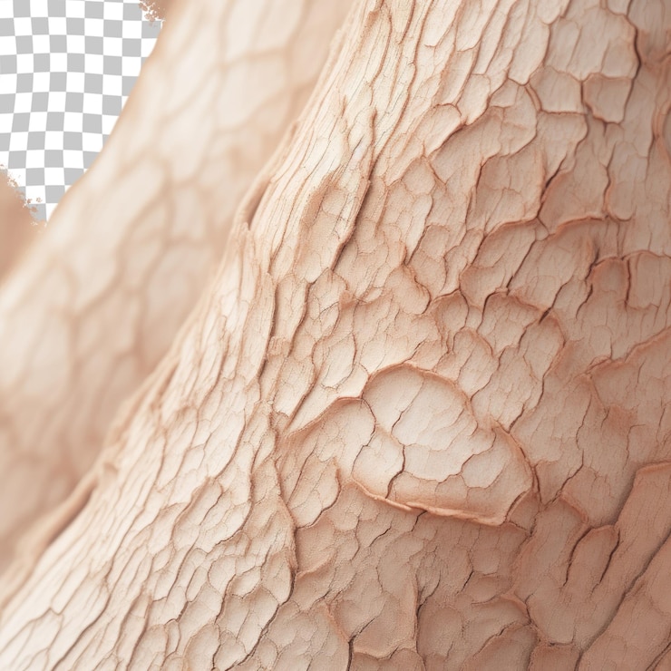 PSD fotografía macro de la intrincada formación de un árbol