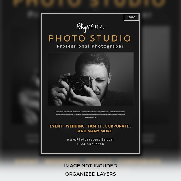 Fotografie Flyer Broschüre Bericht Poster für Geschäftszeitschriften
