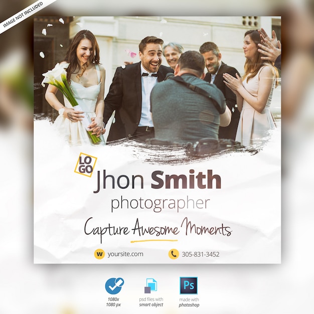 Fotógrafo de casamento banner ad