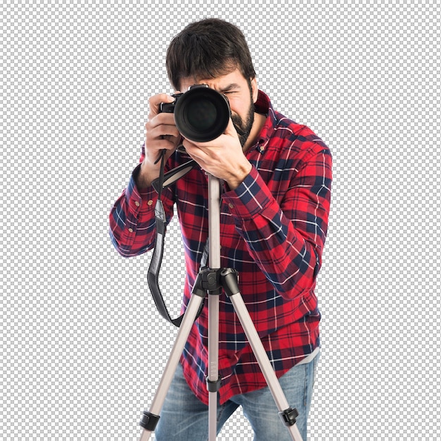 Fotógrafo tirando uma foto
