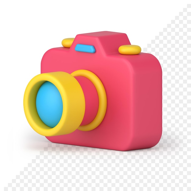 Fotokamera 3d-symbol