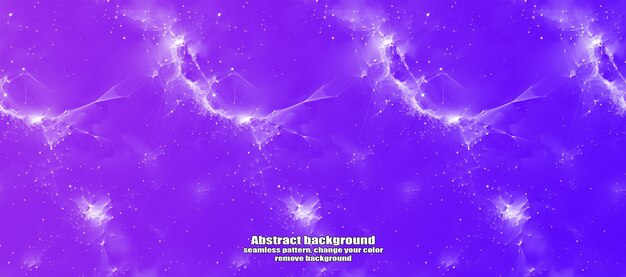 Foudre transparente sans fin et abstraction d'étoiles avec fond coloré de texture isolée