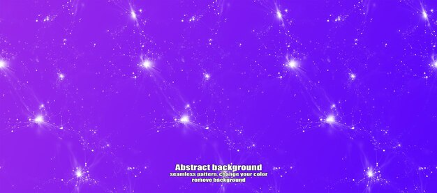 Foudre transparente sans fin et abstraction d'étoiles avec fond coloré de texture isolée