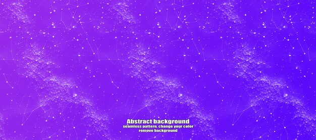 Foudre transparente sans fin et abstraction d'étoiles avec fond coloré de texture isolée